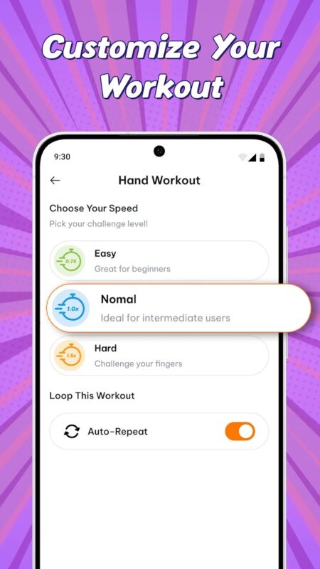 Aplikace pro zábavné cvičení