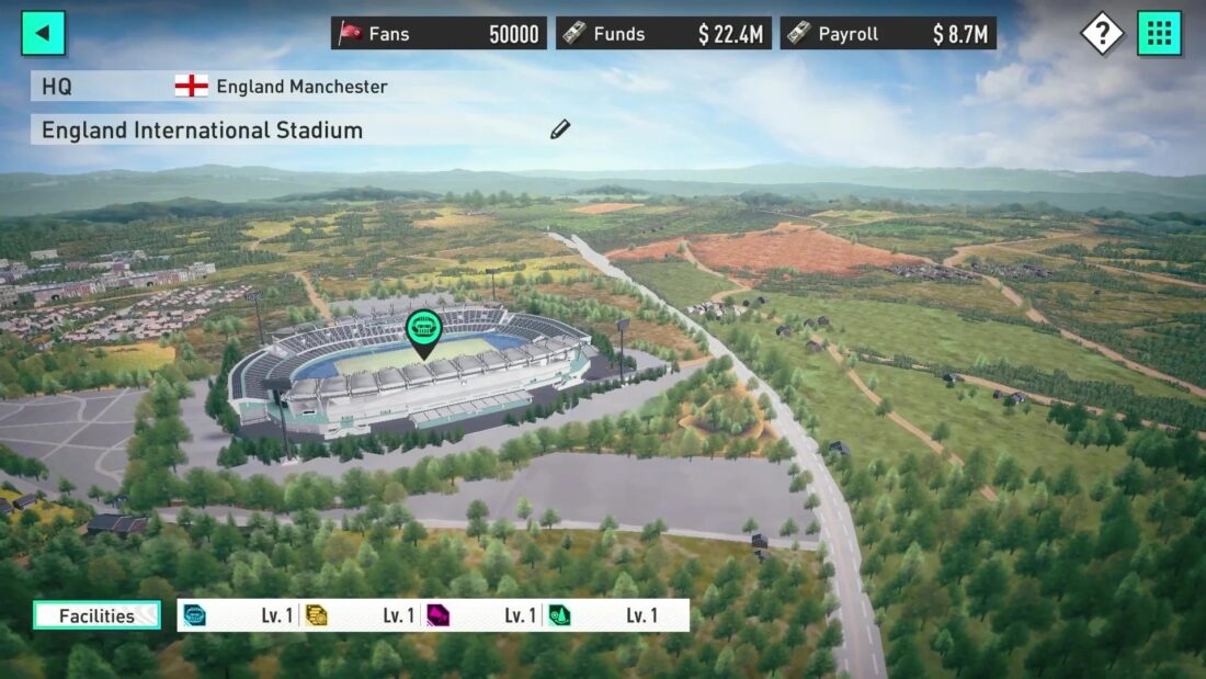 Hra na mobil SEGA Football Club