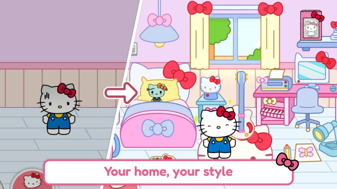 Hra na mobil Hello Kitty and Friends World