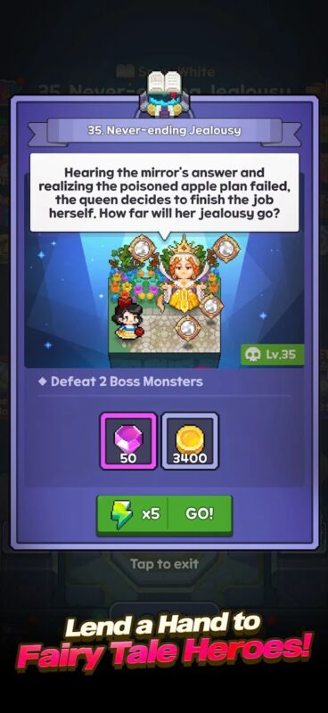 Mobilní hra FairyTale Quest
