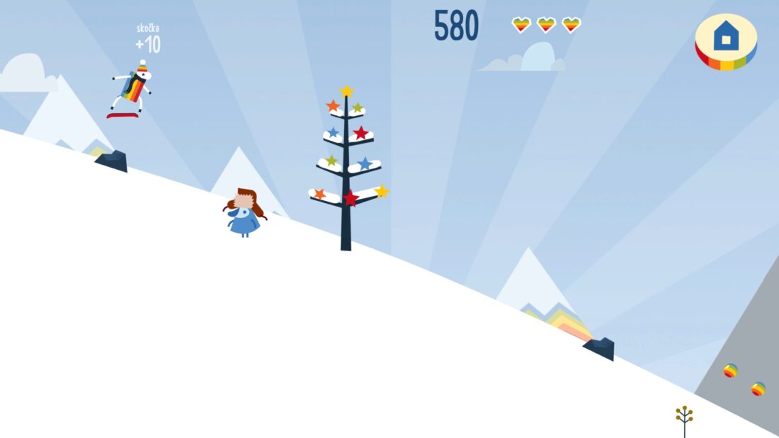 Hra na mobil Na peřině!