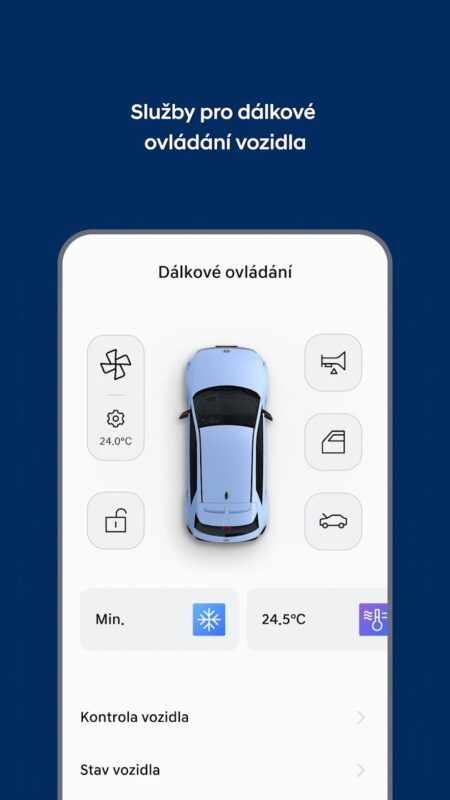 Aplikace myHyundai