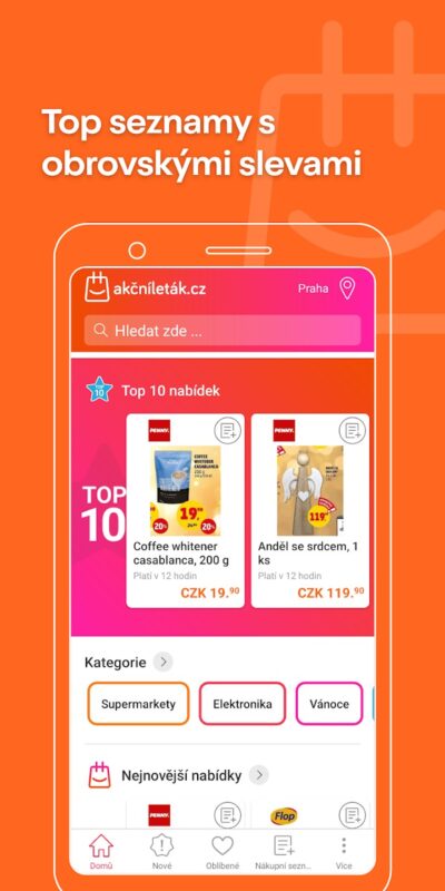 Aplikace Akční leták CZ