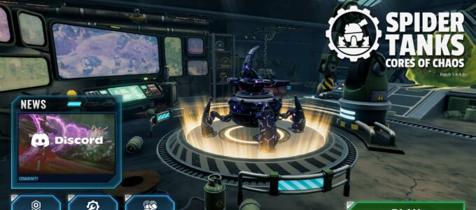 Hra na mobil Spider Tanks: Cores of Chaos