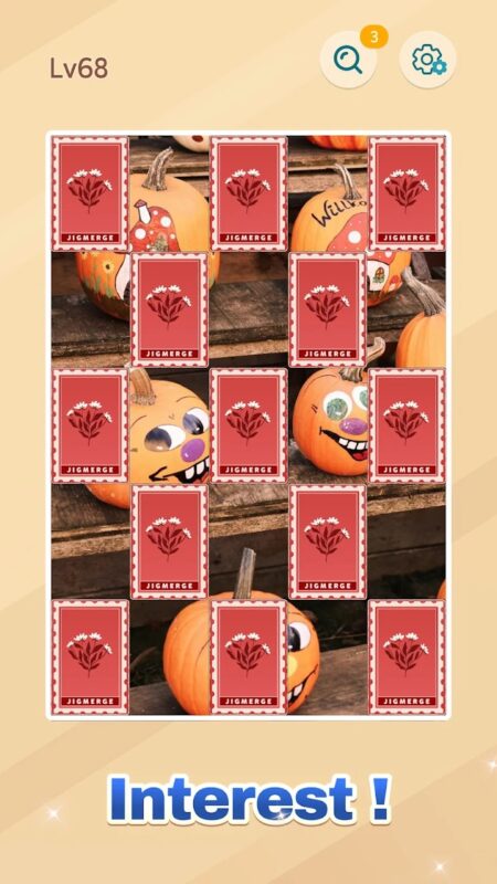 Hra na mobil Jigmerge Puzzles