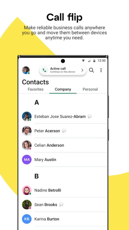 Aplikace na mobil GoTo