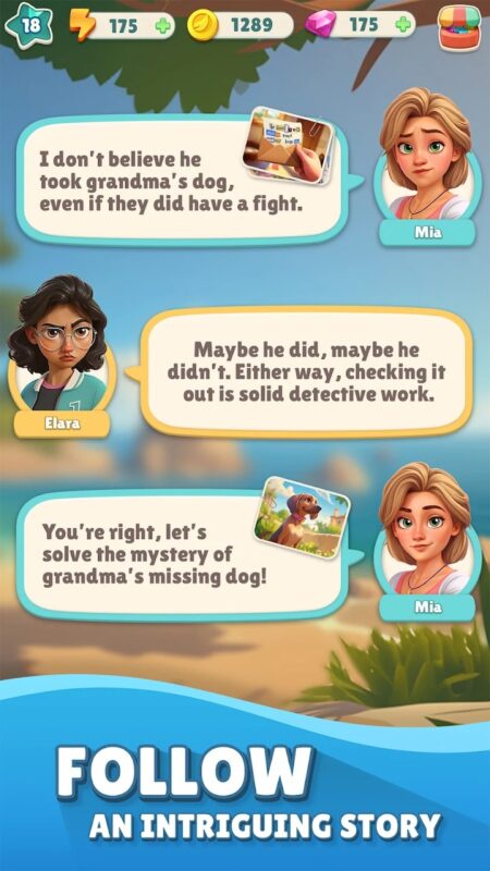 Mobilní hra Cozy Coast: Merge Adventure