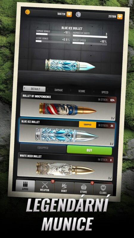 Mobilní hra Trophy Hunter