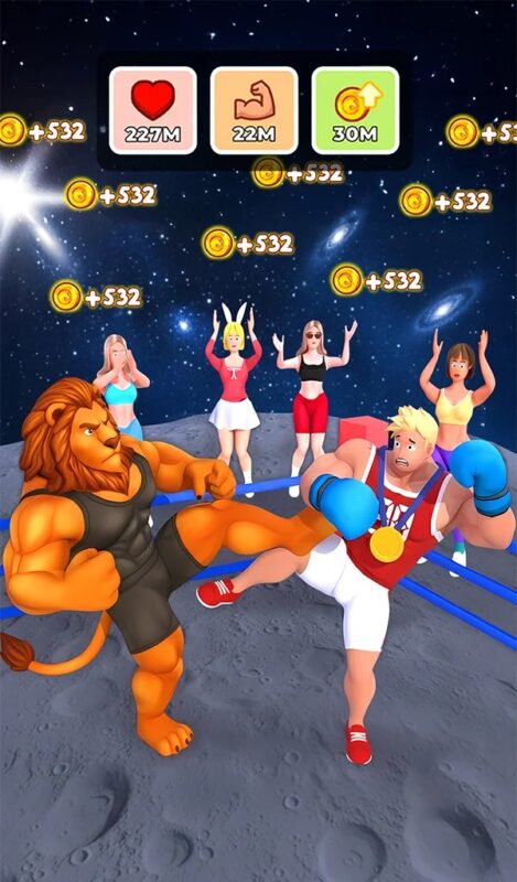 Mobilní hra Gym Idle Clicker