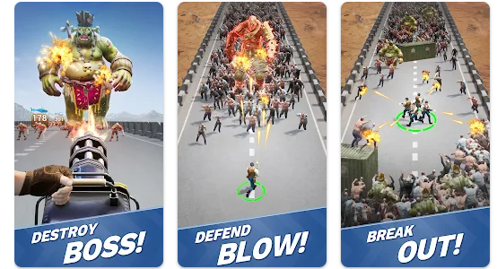 Mobilní hra Zombie Waves