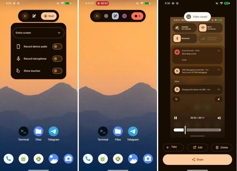 Nahrávání pozadí Android