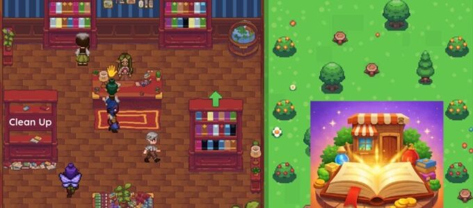 Mobilní hra Bookstore Quest