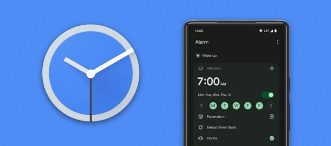 Google Clock aplikace