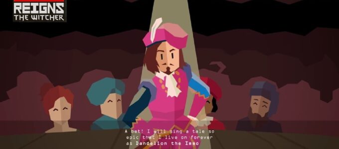 Hra na mobil Reigns The Witcher