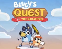 Hra Blueyho pátrání za zlatým perem: Autentické dobrodružství pro celou rodinu
