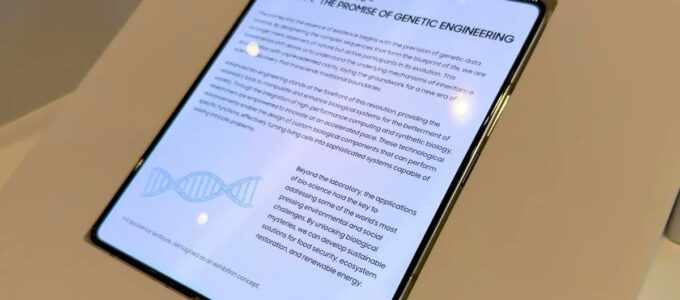 Samsung ukáže skládaný displej