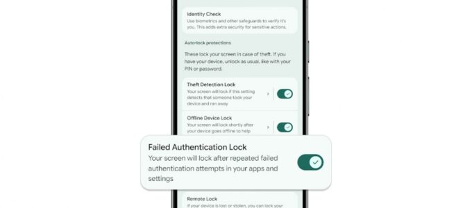 Google nová funkce proti krádeži