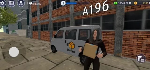 Mobilní hra Parcel Delivery Simulator