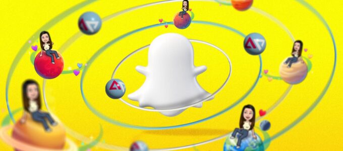 Snapchat solární systém