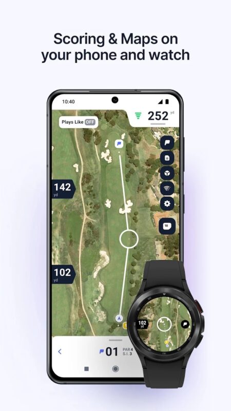 Mobilní aplikace Hole19 Golf GPS & Range Finder
