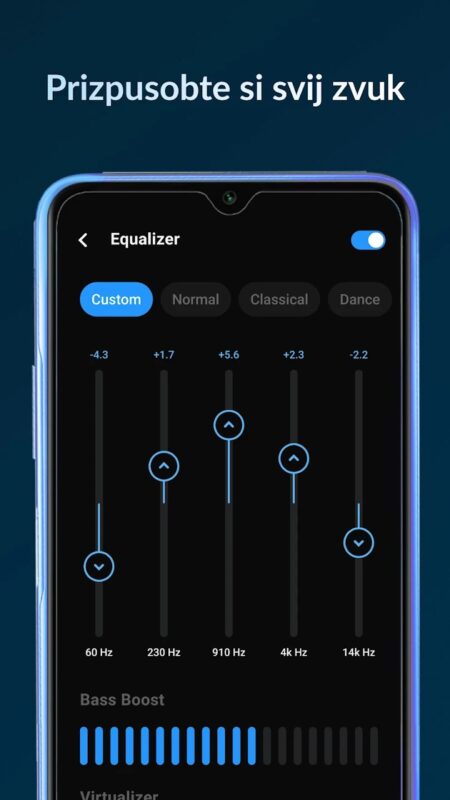 Aplikace na mobil Lark Player: Hudební přehrávač