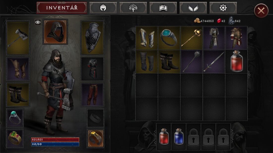 Mobilní hra Vampire's Fall 2