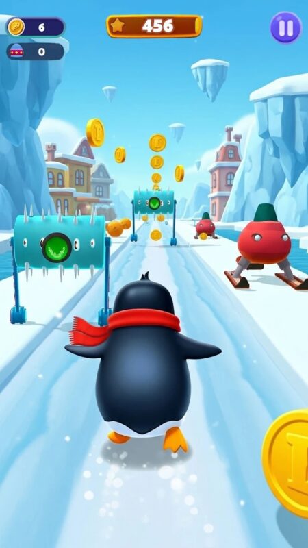 Hra na mobil Penguin Run