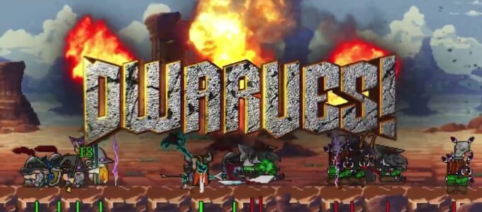 Hra na mobil Dwarves: Glory, Death and Loot