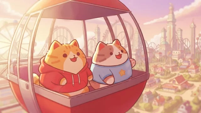Mobilní hra Cat Theme Park: Cute Tycoon