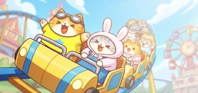 Mobilní hra Cat Theme Park: Cute Tycoon