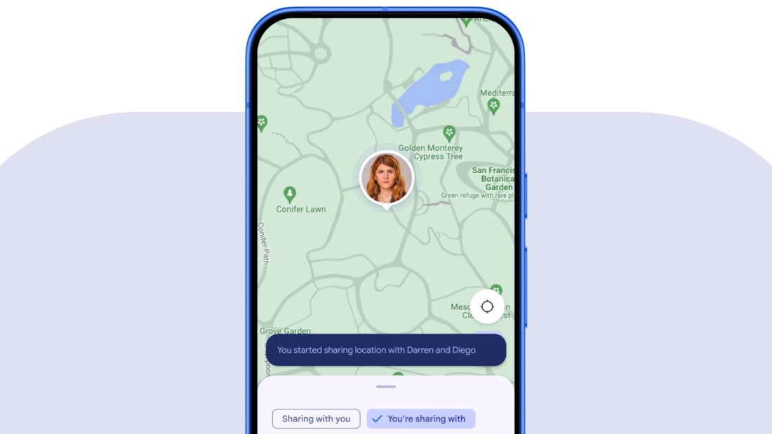 Google zprávy nabídnou sdílení polohy
