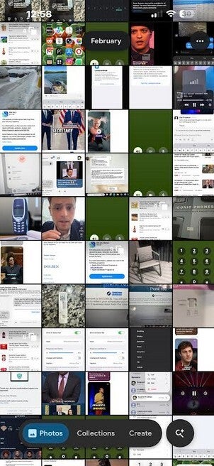 Google fotky úprava spodní lišty