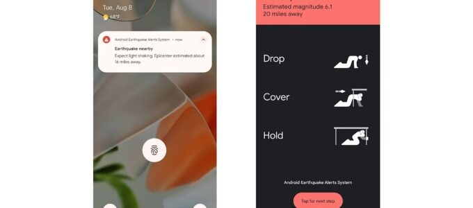 Google zlepšuje varování při zemětřesení