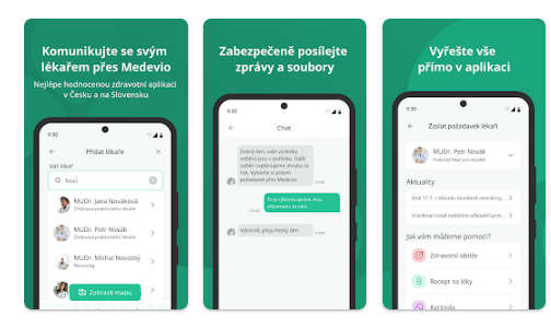 Mobilní aplikace Medevio
