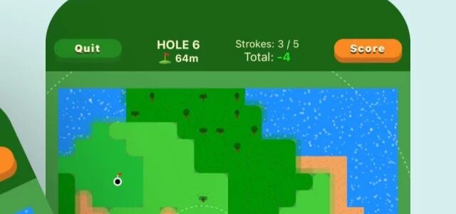 Mobilní hra Pocket Golf Tournament