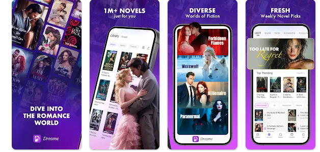 Aplikace Romance Novel