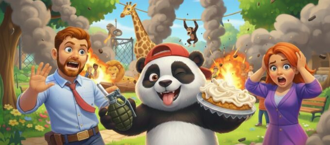 Mobilní hra Panda Prank: Life Simulator