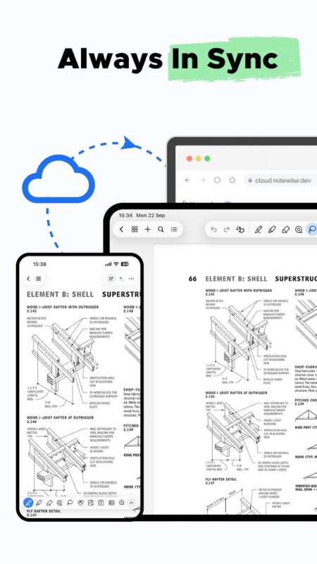 Mobilní aplikace Notewise 