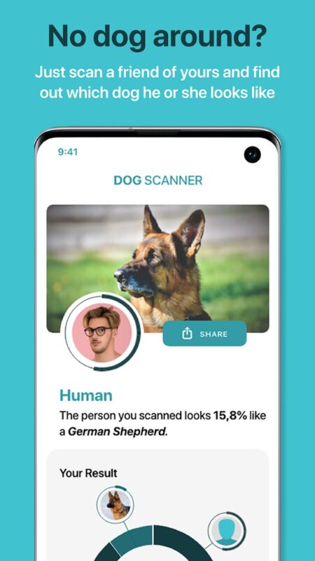 Aplikace Dog Scanner