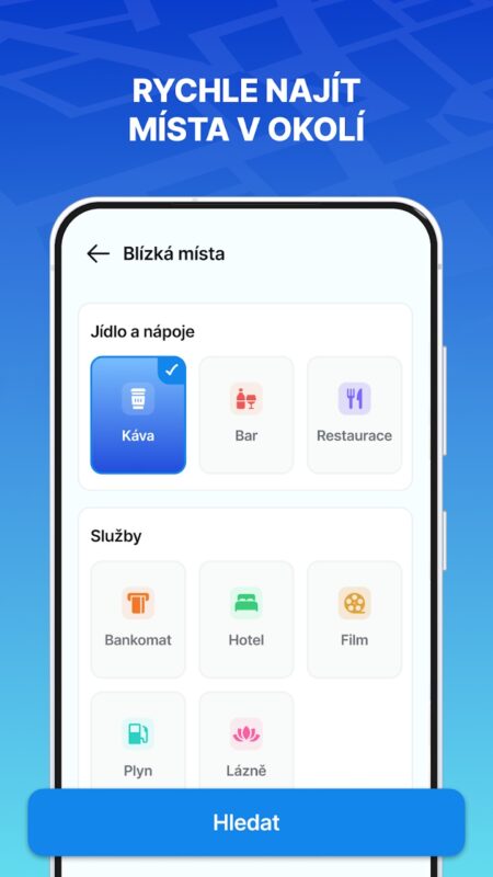 Mobilní aplikace GPS Sledovač