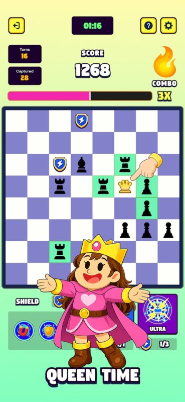 Mobilní hra King's Gambit: Chess Survival