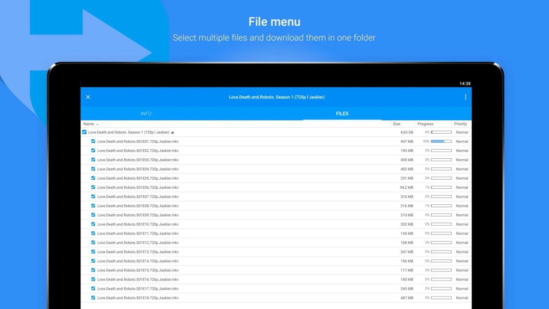 Mobilní aplikace Free Download Manager