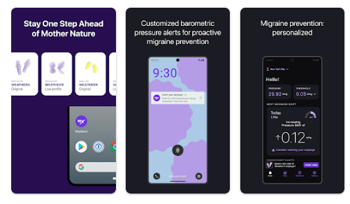 Aplikace na mobil WeatherX Forecast