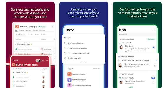 Aplikace Asana: Work Management