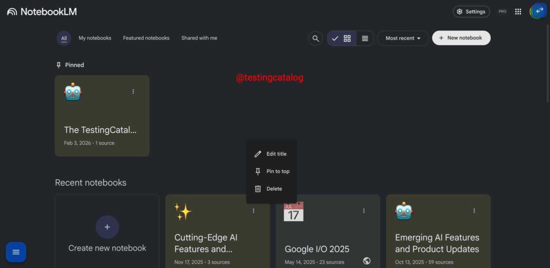Google NotebookLM vylepšení