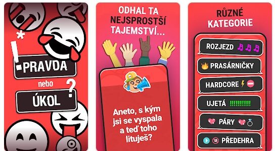 Aplikace Pravda nebo úkol? Pro dospělé