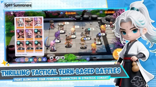 Hra na mobil Spirit Summoners
