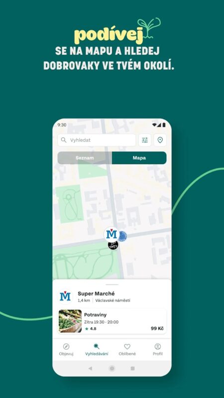 Aplikace na mobil Too Good To Go
