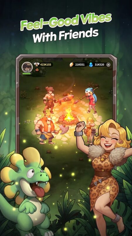 Hra StoneAge: Idle Adventure