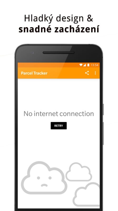 Aplikace Sledování zásilek